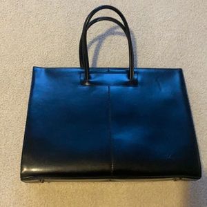 Italian Leather Structured Bag/Briefcase